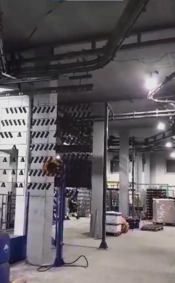 SISTEMA DE LINEA DE BASTIDORES PINTURA